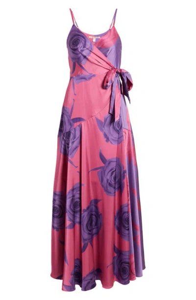 Shop Hutch Alden Maxi Dress In Combo Oversized Roses