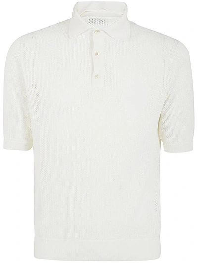 Shop Ballantyne Polo Neck Pullover Clothing In White