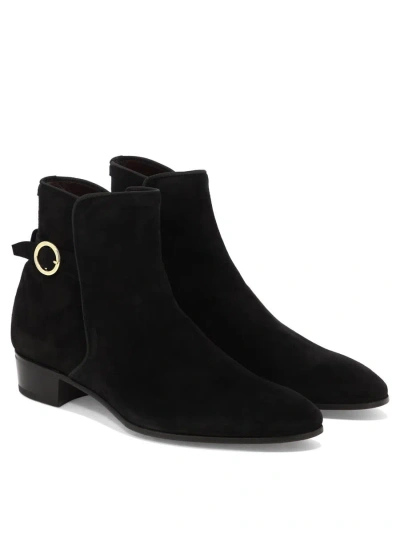 Shop Lardini "eddy" Ankle Boots In Black