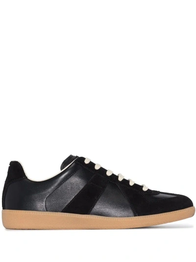 Shop Maison Margiela - Replica Low-top Sneakers In Black