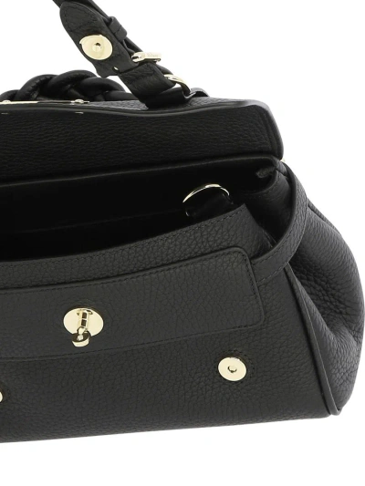 Shop Mulberry "small Lana" Shoulder Bag In Black