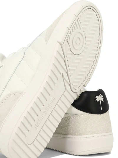 Shop Palm Angels "palm Beach University" Sneakers In White