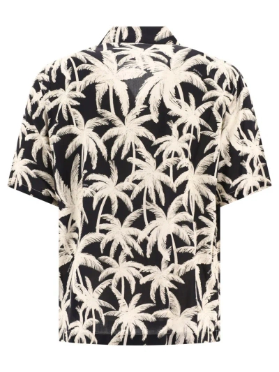 Shop Palm Angels "palms" Shirt In Black