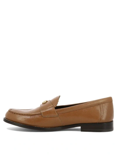 Shop Tory Burch "perry" Loafers In Brown