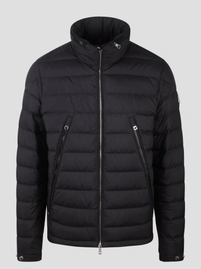 Shop Moncler Alfit Short Down Jacket In Black