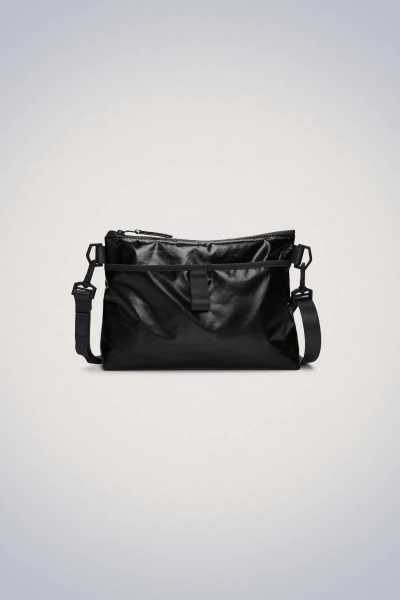 Shop Rains Sibu Musette Bag In Black