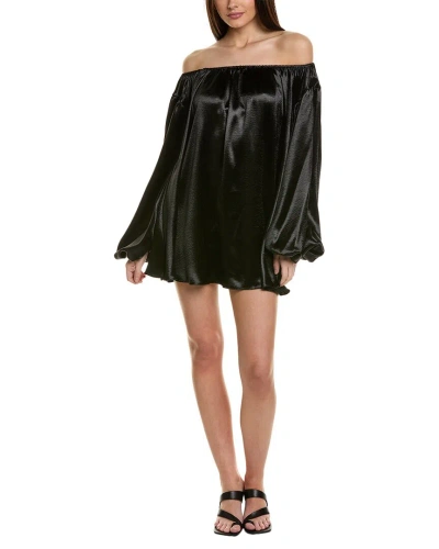 Shop Caroline Constas Androa Mini Dress In Black