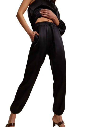 Shop Nation Ltd Del Rey Dressed Up Lounge Pant In Black