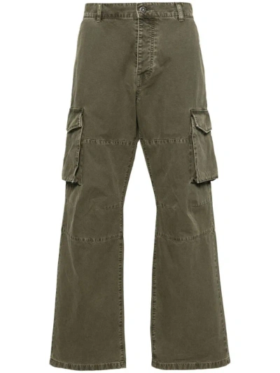 Shop Golden Goose Trousers In Green