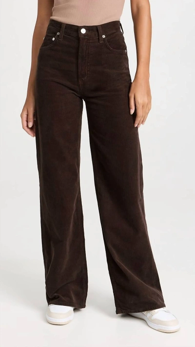Shop Citizens Of Humanity Corduroy Paloma Baggy Pant In Wood In Brown