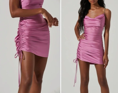 Shop Astr Trista Dress In Pink