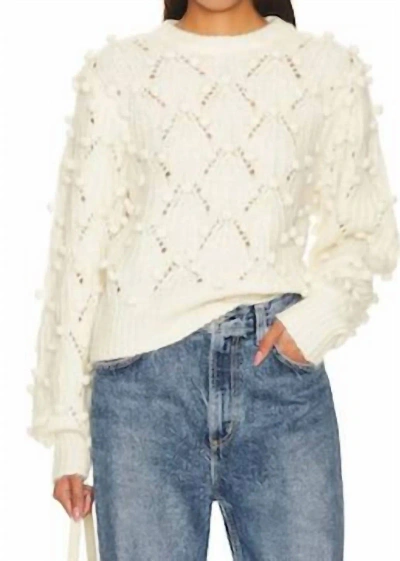 Shop Astr Lexi Sweater In Cream In White