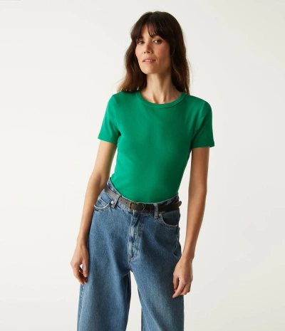 Michael Stars Mady Supima Tee In Kelly