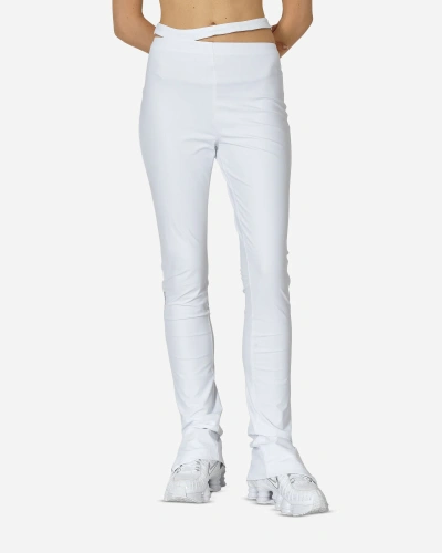 Shop Nike Jacquemus Asymmetrical Pants In White