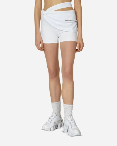 Shop Nike Jacquemus Pareo Shorts In White