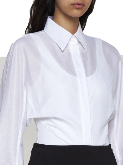 Shop Alaïa Alaia Shirts In White
