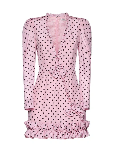 Shop Alessandra Rich Dresses In Pink-black