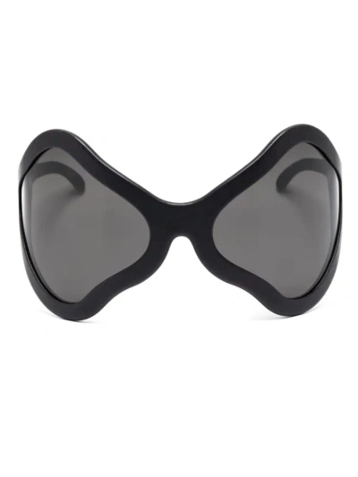 Shop Avavav Glasses In Black
