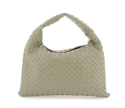 Shop Bottega Veneta "hop Small" Shoulder Bag In Green