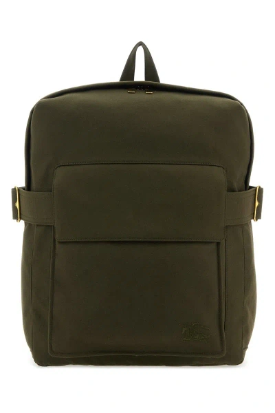 Shop Burberry Backpacks In Military