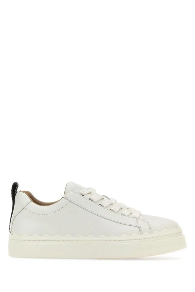 Shop Chloé Chloe Sneakers In 101