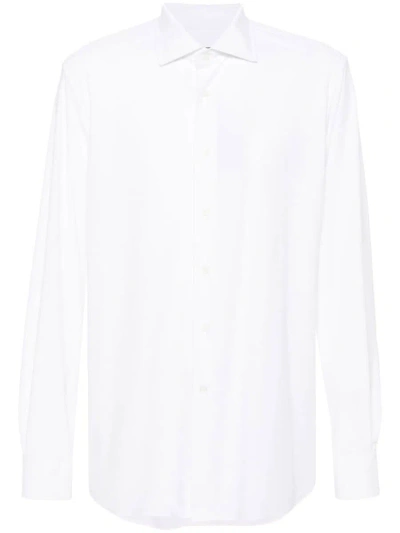 Shop Corneliani Classic Shirt In White