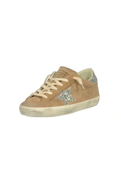 Shop Golden Goose Sneakers In Tabacco Silver