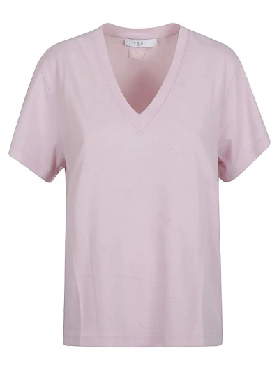 Shop Iro Jolia Cotton T-shirt In Pink