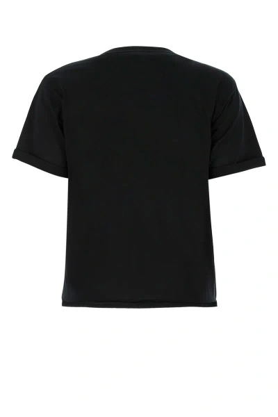 Shop Saint Laurent T-shirt In Black