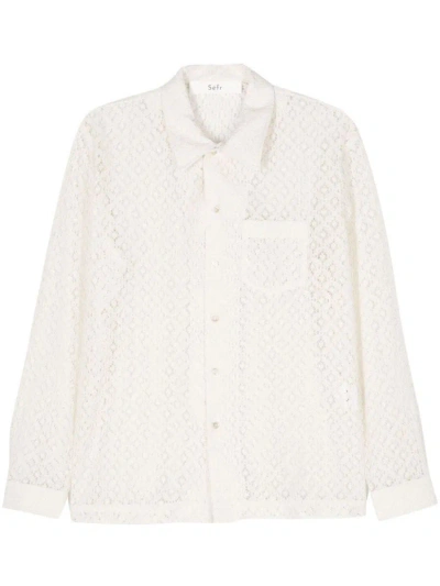 Shop Séfr Shirt In Harmony Embroidery