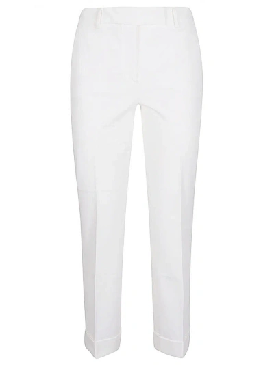 Shop Via Masini 80 Cotton Trousers In White