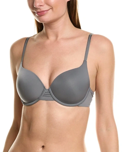Shop Le Mystere Second Skin Smoother Bra In Grey