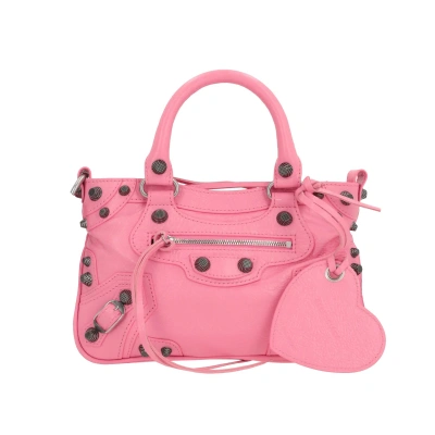 Shop Balenciaga Cagole Small Bag In Pink