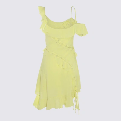 Shop Acne Studios Dresses In Acid Yellow