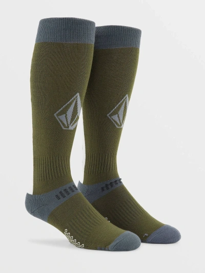 Shop Volcom Mens Synth Socks - Military In Green