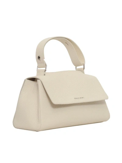 Shop Claudio Orciani Hand Held Bag. In White