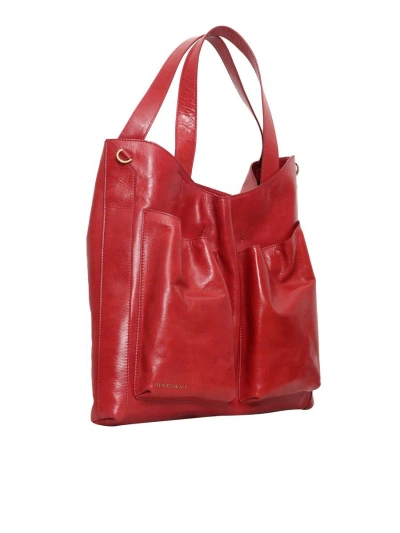 Shop Claudio Orciani Hand Held Bag. In Red