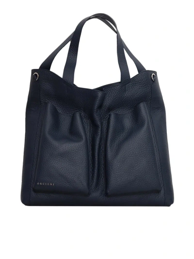 Shop Claudio Orciani Hand Held Bag. In Blue