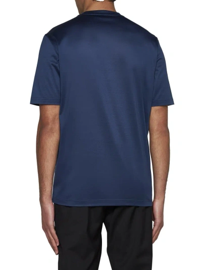 Shop D4.0 D 4.0 T-shirts And Polos In Blue
