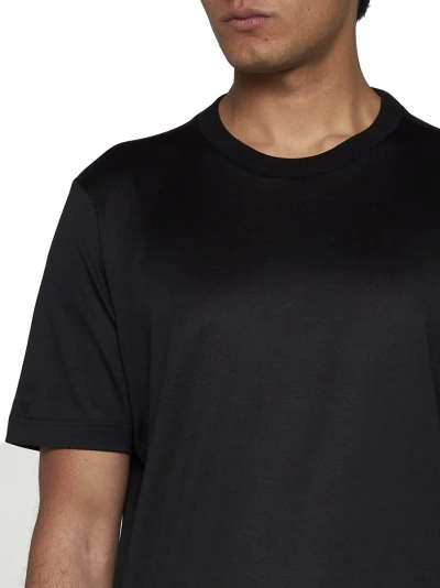 Shop D4.0 D 4.0 T-shirts And Polos In Black
