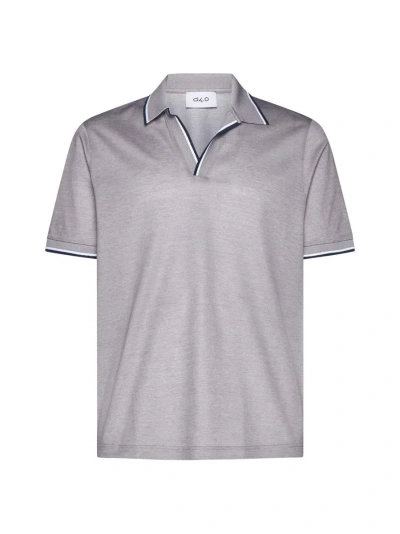 Shop D4.0 D 4.0 T-shirts And Polos In Grey