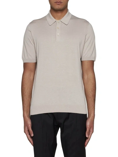 Shop D4.0 D 4.0 T-shirts And Polos In Beige