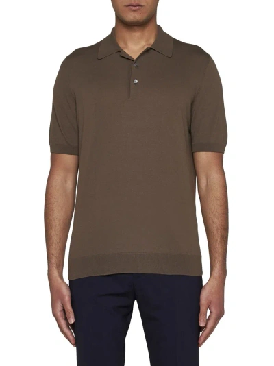Shop D4.0 D 4.0 T-shirts And Polos In Brown