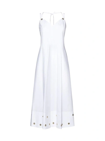Shop Kaos Icona Dresses In White