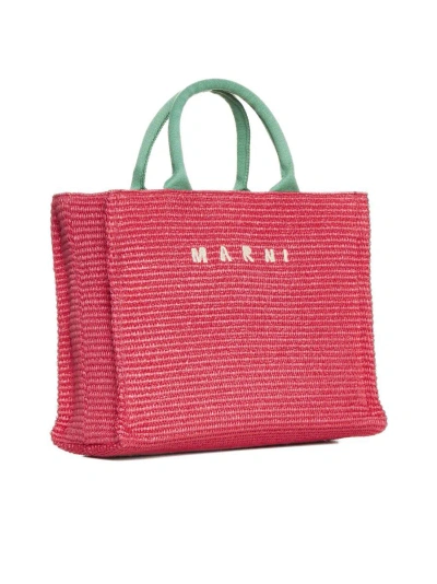 Shop Marni Bags In Dry Rose/cypress