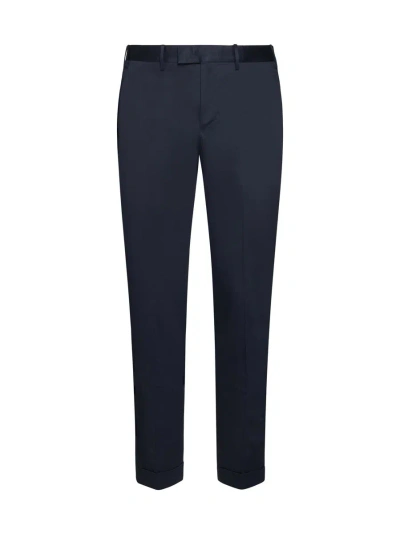 Shop Pt Torino Trousers In Blue