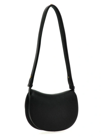 Shop Burberry 'rocking Horse' Mini Shoulder Bag In Black