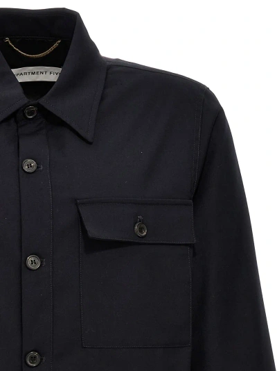 Shop Department 5 'pike' Overshirt In Blue