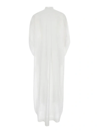 Shop Alberta Ferretti Look2 Chemisier Dress In White