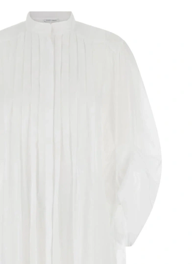 Shop Alberta Ferretti Look2 Chemisier Dress In White